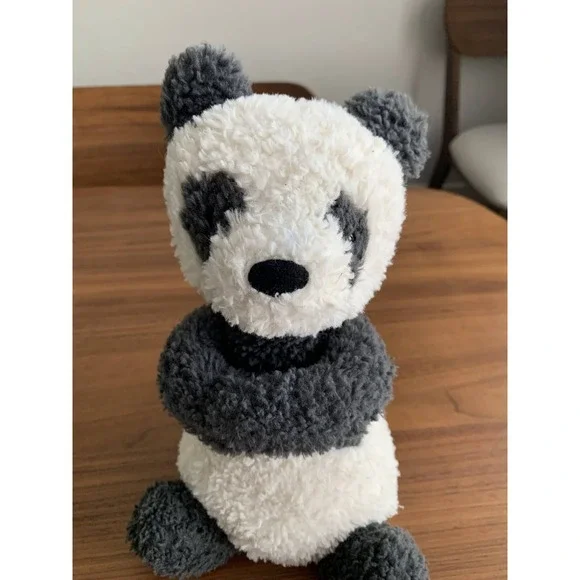 Jellycat London Bashful Panda Plush Stuffed Animal 12" Soft Toy Black White - Picture 10 of 10